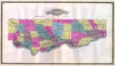 Klickitat County Outline Map, Klickitat County 1913 Version 1